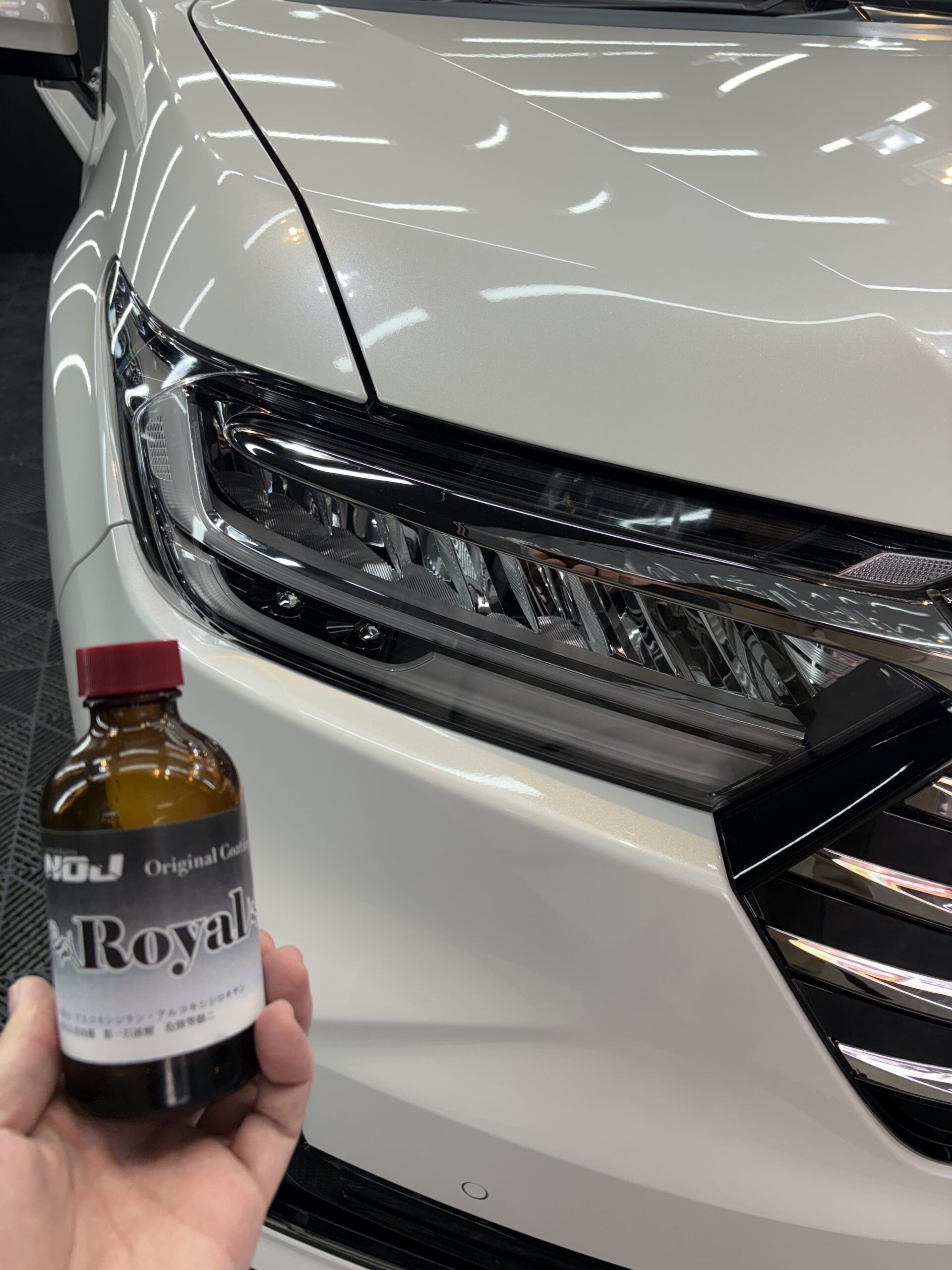 【ホンダ オデッセイ】ロイヤルコーティングで煌めく白へ✨